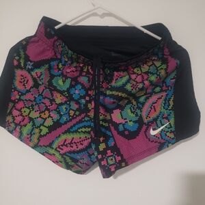Nike Women's Athletic Shorts - Black, Pink, Green, Blue